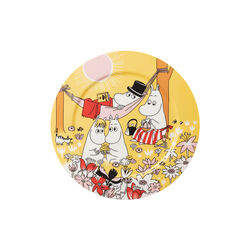 Mumin serveringsfat Familjetid, gul, Moomin Arabia