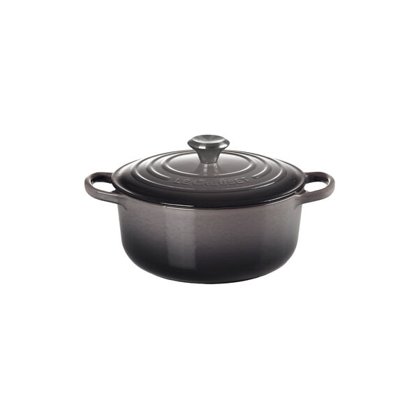 Signature gjutj&auml;rn rund gryta &Oslash; 20 cm, flint, Le Creuset