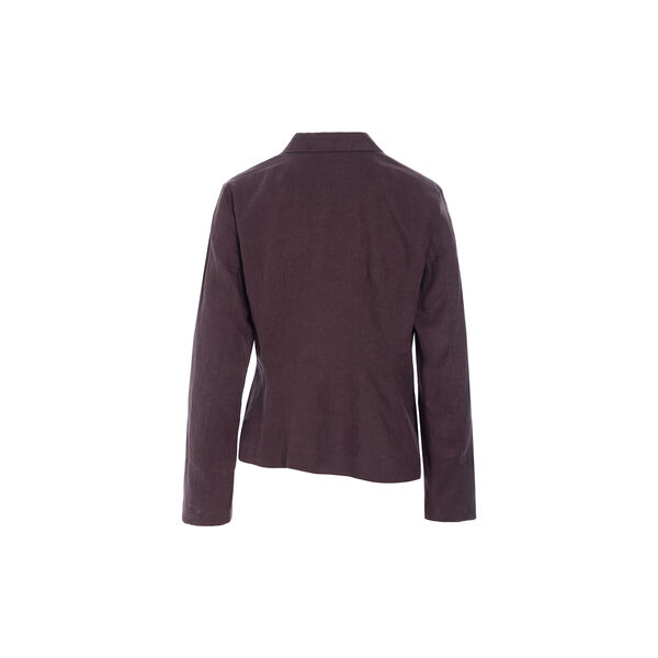 Lazy linen asymmetrisk jacka, raisin, BITTE KAI RAND