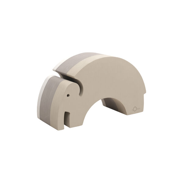 Elefant L, sand grey, bObles