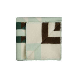 KVAM Half Size Throw, green, Røros Tweed