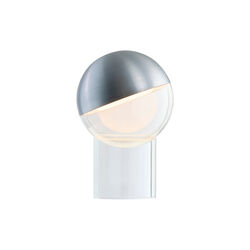 Pila Portable Table Lamp, brushed aluminium, FRANDSEN