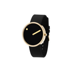 PICTO armbandsur, black/gold/black, Picto