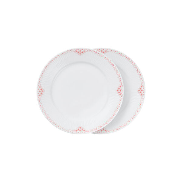 Coral Lace Plate &Oslash; 22 cm, 2st, Royal Copenhagen