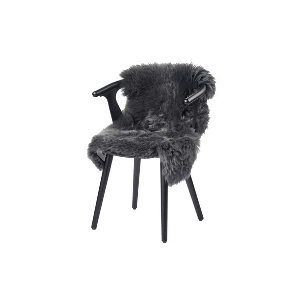 Nyzeeländsk Premium långhårig fårskinn, steel Nyzeeländsk Premium långhårig fårskinn, steel, NATURES Collection