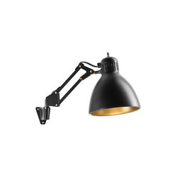 ARCHI W1 Wall Lamp, black/gold, Nordic Living