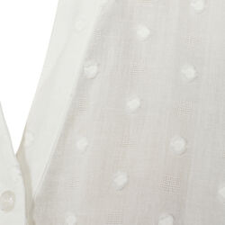 PD-Mabel Dobby Dot SL Shirt, white, Pieszak