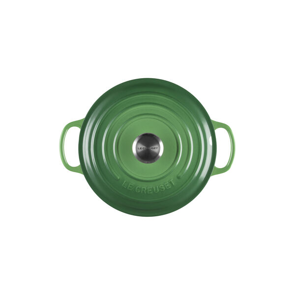 Signature gjutj&auml;rn rund gryta &Oslash; 20 cm, bamboo green, Le Creuset