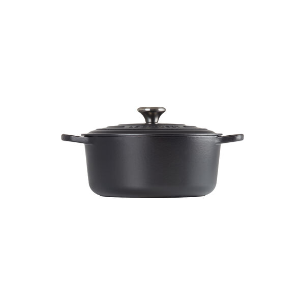 Signature rund gryta &Oslash; 26 cm, matte black, Le Creuset