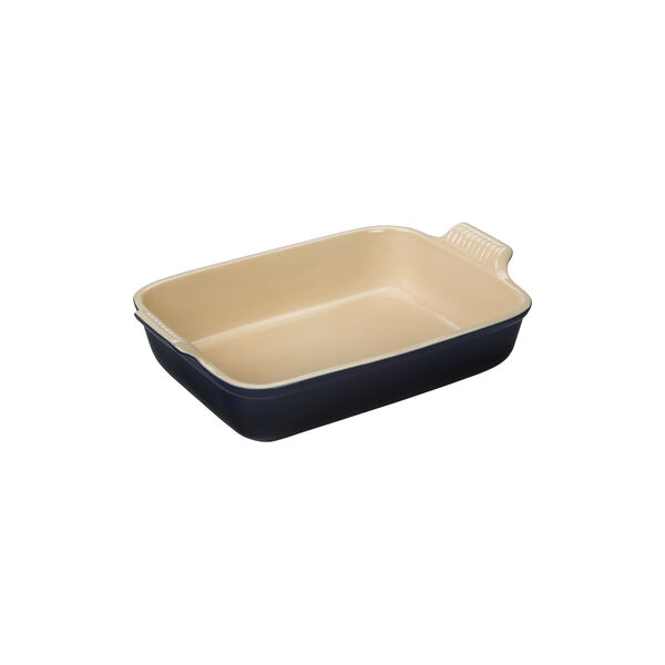 Heritage rektangul&auml;rt fat 32 cm, black, Le Creuset