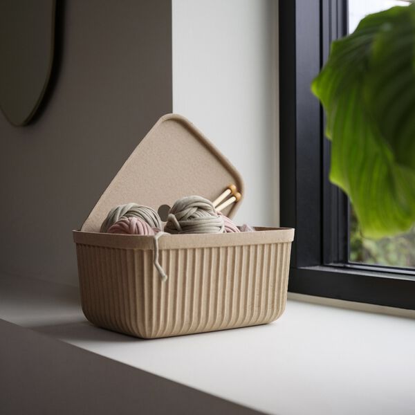 Pulp f&ouml;rvaringsbox, natural brown, Zone Denmark
