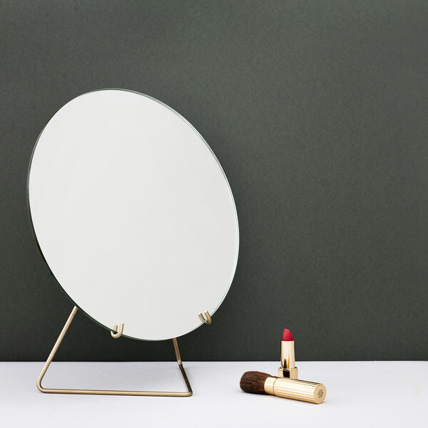 Standing Mirror, mässing Standing Mirror, mässing, MOEBE