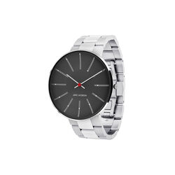 Bankers armbandsur, grey/silver, Arne Jacobsen Watches