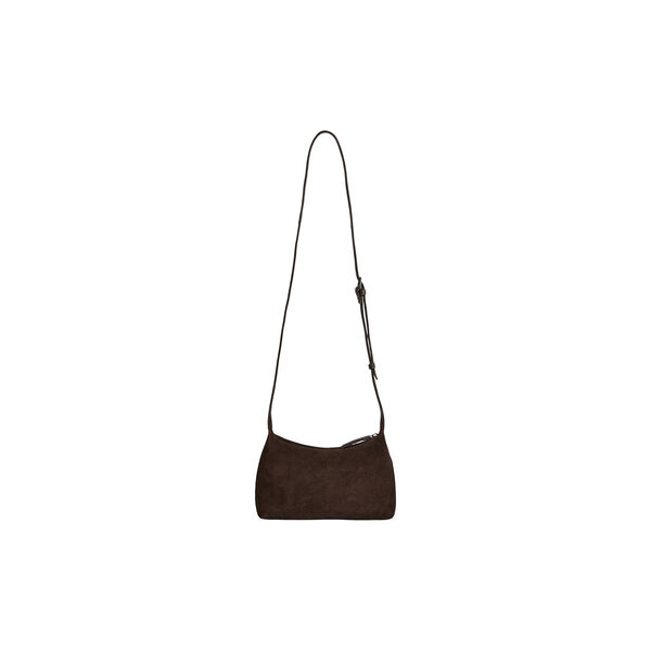 AvenyaMBG Cross. Bag Suede, dark brown, Markberg