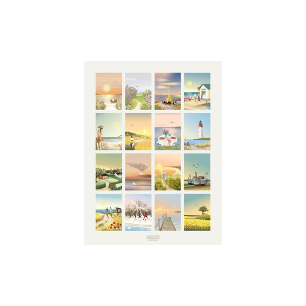 Images of Denmark #2 Poster, ViSSEVASSE