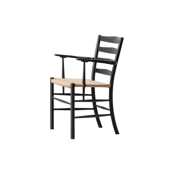 Klint Armchair, svart lacquered oak, Fredericia Furniture