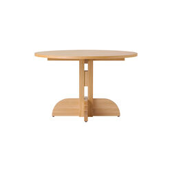 Puffin Dining Table | Round | &Oslash; 120 | Oak Veneer, Audo Copenhagen