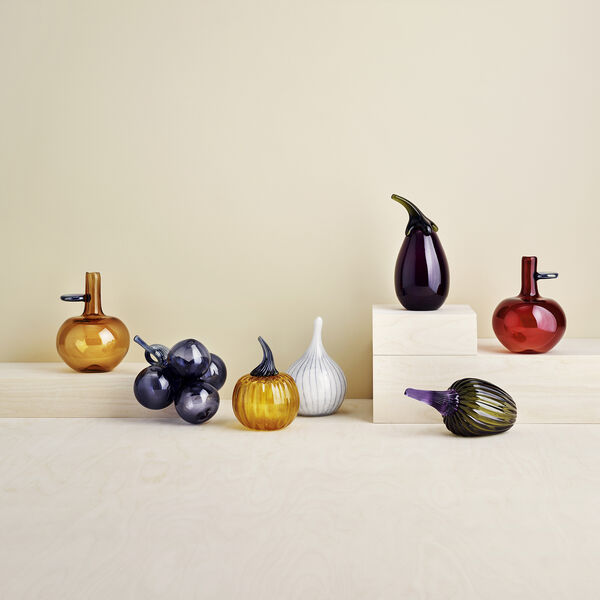 Zucchini glasfigur, mossgr&ouml;n, Iittala