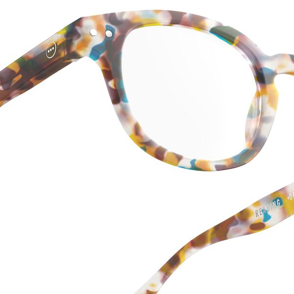 #C READING Glasses, blue tortoise, IZIPIZI