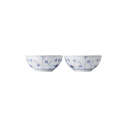 Blue Fluted Plain sk&aring;l 50 cl, 2-pack, Royal Copenhagen