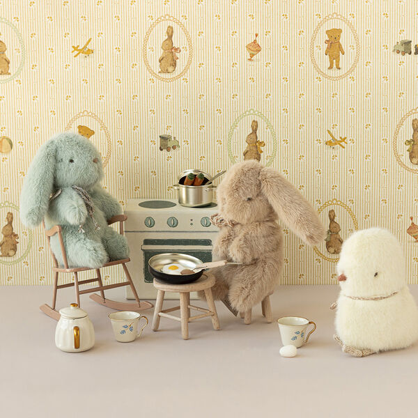 Mini Kanin Plysch, cream peach, Maileg