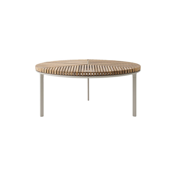 VIPP716 Open-Air Coffee Table, teak/light grey, Vipp