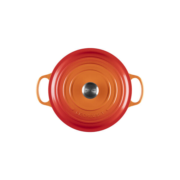 Signature gjutj&auml;rn rund gryta &Oslash; 28 cm, volcanic, Le Creuset