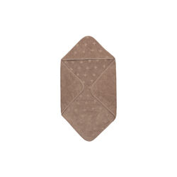Baby Towel with Hood, walnut, Müsli by Green Cotton