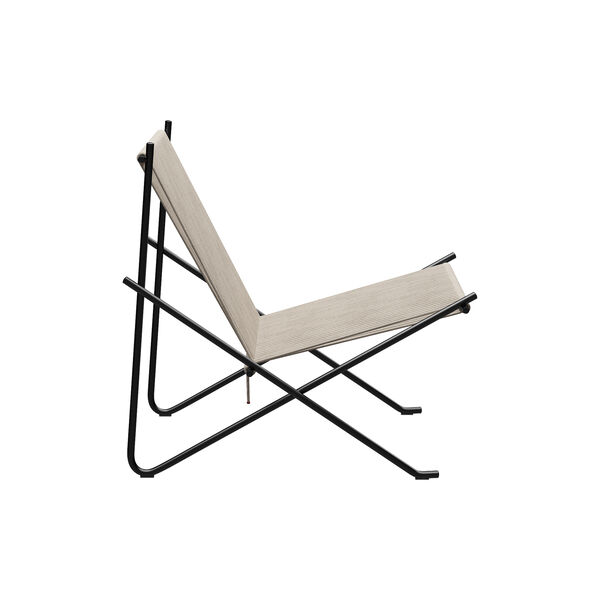 PK4&trade; stol, svart/naturlig, Fritz Hansen
