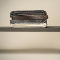 Sams&oslash; Throw, 00120 gotland brown, Silkeborg Uldspinderi