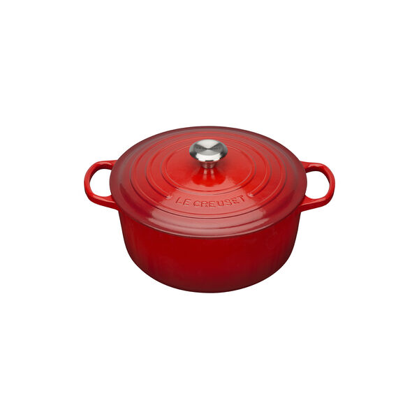 Signature rund gryta Ø 28 cm, cerise Signature rund gryta Ø 28 cm, cerise, Le Creuset