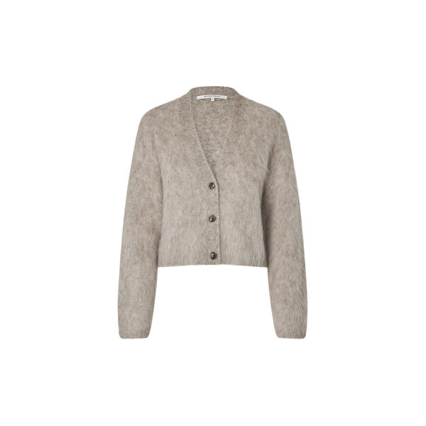Karla Knit Cardigan, pumice stone, Second Female