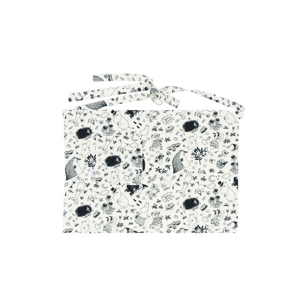 Moomin F&ouml;rkl&auml;de, svart/vit, Moomin Arabia