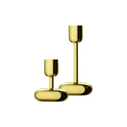 Nappula Candlestick Set, brass, Iittala