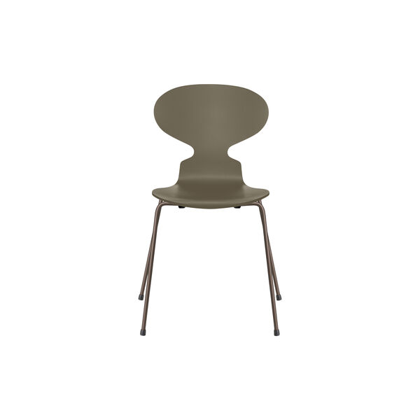Myran&trade; 3101 hellackerad stol, olive green/brown bronze, Fritz Hansen