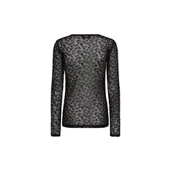 MMLoretta Mono Mesh Blouse, black, MOS MOSH