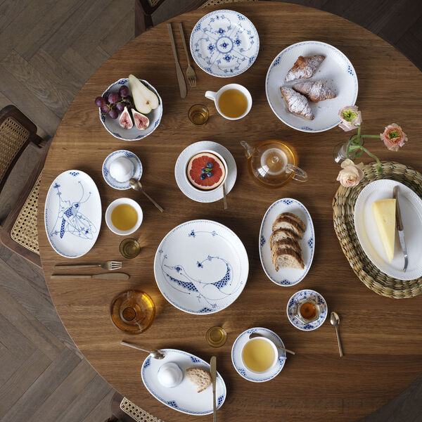 Royal Creatures oval tallrik 23,5 cm, gr&auml;shoppa, Royal Copenhagen