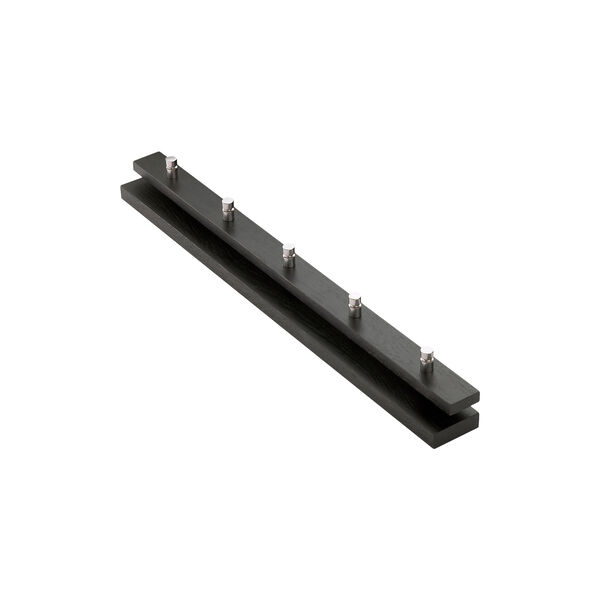 Cutter Coat Rack 72, black/oak, Skagerak by Fritz Hansen