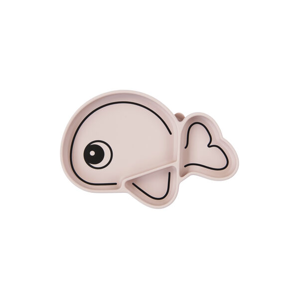 Wally silikon Stick & Stay tallrik, puder, Done by Deer