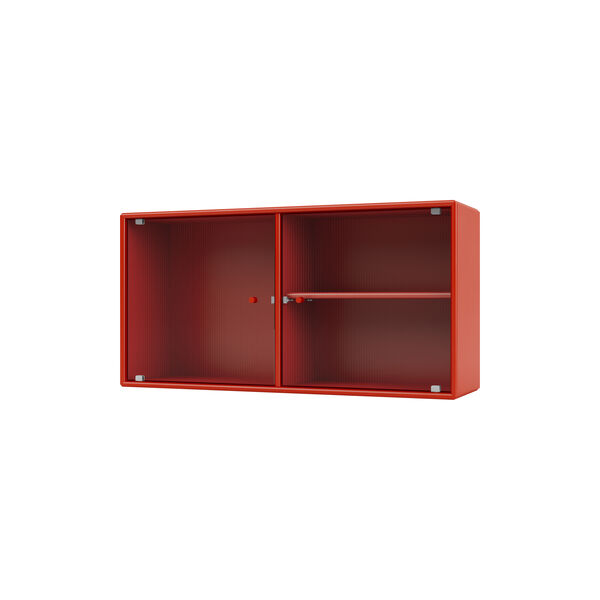 RIPPLE I Vitrine Cabinet, 145 rosehip, Montana Furniture