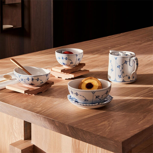 Blue Fluted Plain tekanna 75 cl, Royal Copenhagen