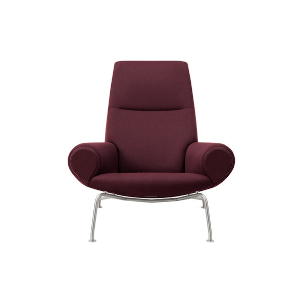 Wegner Queen Chair | Indian Red | F&aring;t&ouml;lj + Qttoman, Fredericia Furniture
