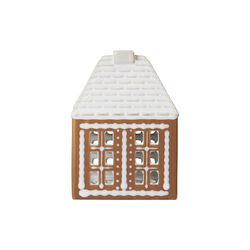 Gingerbread ljuslykta, brun, Kähler