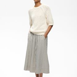 GARBOIW SKIRT, vanilla / black stripe, InWear