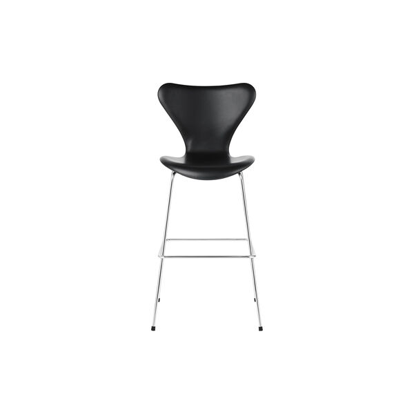 Series 7™ 3197 Helklädd barstol, Soft black Series 7™ 3197 Helklädd barstol, Soft black, Fritz Hansen