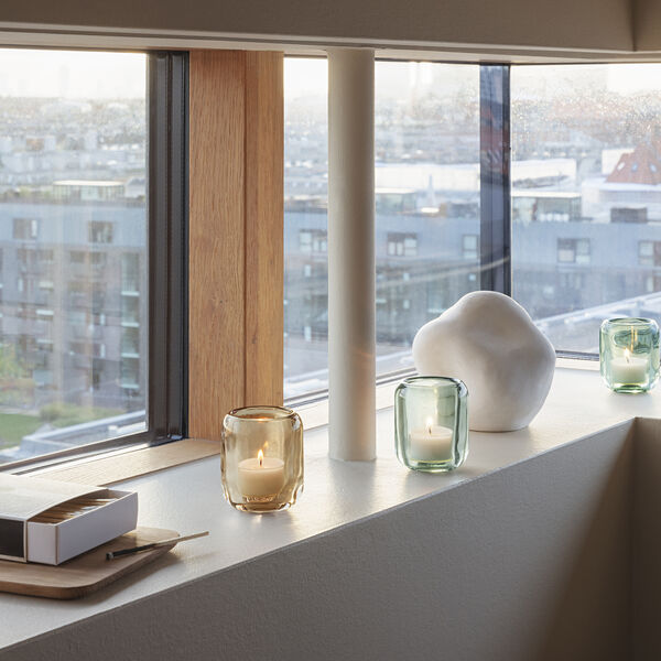 Acorn ljuslyktor 2 st, Leaf green, Eva Solo