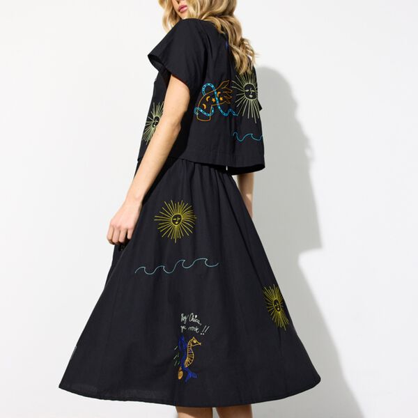 Nima Skirt, black, HUNK&Oslash;N