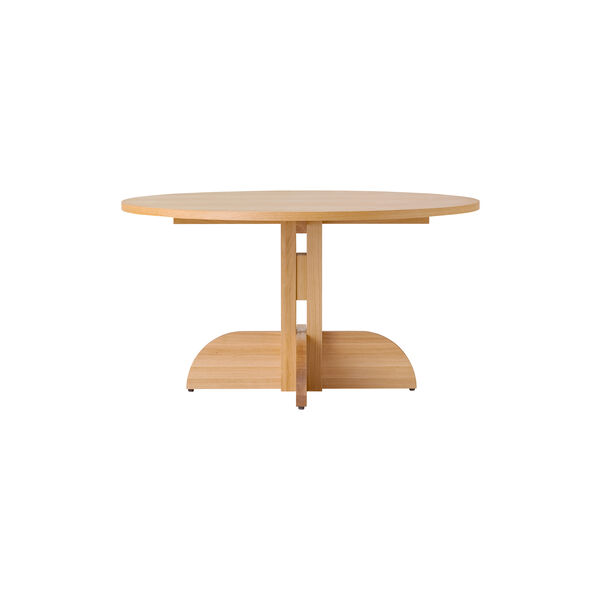 Puffin Dining Table | Round | &Oslash; 140 | Oak Veneer, Audo Copenhagen