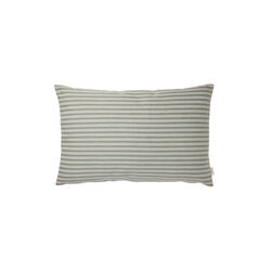 Outdoor Fine Stripe Cushion, green, Compliments