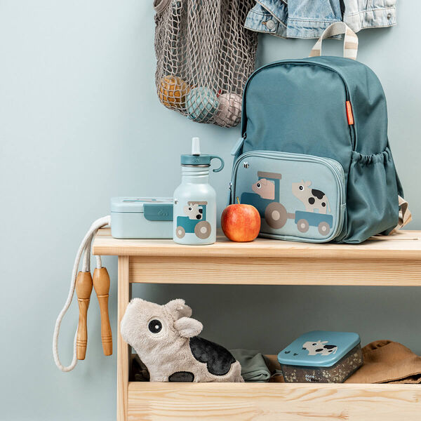 Tiny Farm Bottle, blue, Done by Deer